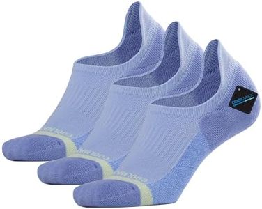 BRISIRA Bamboo Viscose Coolmax Running Golf No Show Socks Womens Wicking Performance Low Cut Tab Athletic