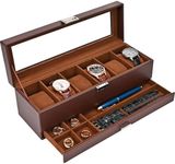 ProCase Watch Box for Men, 6 Slot W