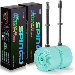 2-Pack SPINGO TPU Inner Tube 700C x 23C-32C/ 35C-43Cwith Metal Valve