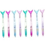 SHINEOFI 8 Pcs Mermaid Ballpoint Pen Mermaid Writing Pen Cute Ballpoint Pen Mermaid Pen Prizes Pens Fun Pens Children s Ballpoint Pen Cute Writing Pens Plastic Tail Fairy Student