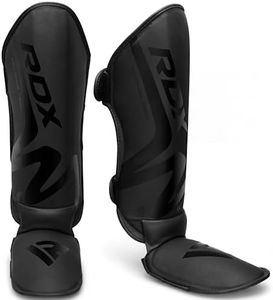 RDX Muay Thai Shin Guards for Men and Women Non-Slip Fit, Full-Contact Protection Adult Shin Pads, MMA, Kickboxing, Sparring, Taekwondo, Shin Protectors Muay Thai, Martial Arts
