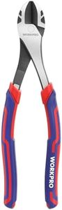 WORKPRO 8 Inch High Leverage Diagonal Pliers, Wire Cutters Heavy Duty in CRV Steel, Diagonal Cutters for Cutting Wires