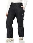 Arctix Women's Snow Sports Insulated Cargo Pants, Black, Small
