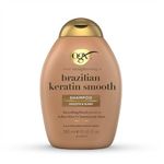 OGX Ever Straightening Brazilian Keratin Smooth Shampoo With Coconut Oil, Keratin Proteins, Avocado Oil & Cocoa Butter,Sulphate Free Surfactants, Paraben Free 385ml