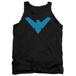 Batman Nightwing Symbol Mens Tank Top Shirt - Black (X-Large)