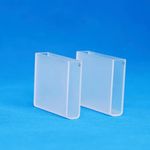 LAB4US UV Quartz Cuvette 50mm Cuvettes for Spectrophotometer (2pcs) (Pathlength: 50mm; Volume: 17.5ml; Spectral Range: 190-2500 nm) 45x12.5x52.5mm