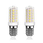 EXTRASTAR E14 LED Cooker Hood Light Bulbs 3W, 350LM, Cool White 6500K Daylight, 32W Equivalent, Small Edison Screw Energy Saving Lamp Bulbs, Non-dimmable, Pack of 2