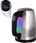 V-Guard VKS17-DG Digital Electric Kettle 1.7 Litre with Keep Warm Function | Digital Controls & Variable Temperature Settings | Multicolor LED indicators | Hot Water Kettle For Fast Boiling Water.