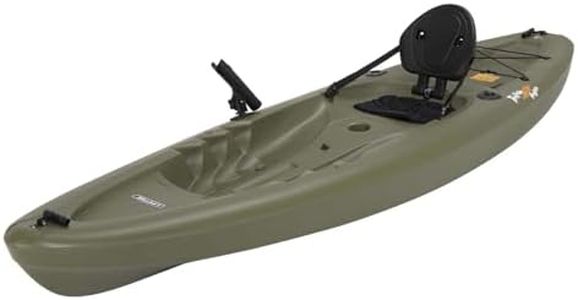 Lifetime Triton Angler 100 Fishing Kayak, Olive Green