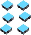 Awxlumv 6pcs Small Heatsink 25x25x1