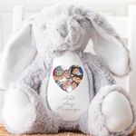 Personalised Photo Teddy, Keepsake Picture Gift l | Picture Teddy Bear | Sentimental Photo Present, Birthday Teddy, New Baby Teddy | Add a Message