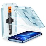 Spigen Ez Fit Tempered Glass Full Screen Protector Guard For iPhone 14 Plus / 13 Pro Max Smartphone- 2 Pack