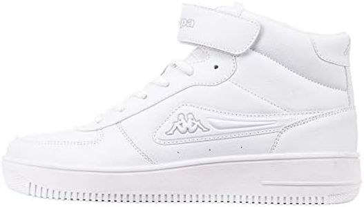 Kappa Mixte Bash Mid Baskets Hautes, Blanc (White/L´Grey 1014), 43 EU