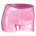 Aosva Little Big Girls' Sparkle Dance Tumbling Athletic Gymnastics Pink Short 7-8 Years