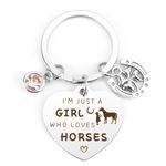 SPMatrix Horse Gifts for Girls, Horse Gifts for Women, Horse Keyring, Horse Gifts, Horse Stuff, Horse Ornaments, Horse Lover Gifts, Horse Gifts for Girls Keychain