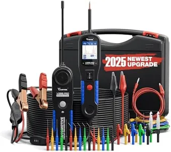 VDIAGTOOL V200 PRO Upgrade Kit Automotive Power Circuit Probe Tester with 30PCS Back Probe Kit, 12/24V Electrical Short and Open Circuit Finder AC/DC Voltage Test Activating Component 40Ft Cable