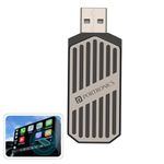 Portronics Tune, 2-in-1 Wireless Car Receiver, Converts Wired Auto Android & CarPlay to Wireless, Bluetooth Connectivity, Only for Cars with OEM Installed Wired Android Auto/CarPlay (Black)
