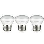 Sunlite 40457-SU LED R14 Mini Reflector Floodlight Light Bulb, 4 Watts (25W Equivalent), 250 Lumens, Medium (E26) Base, Dimmable, ETL Listed, 2700K Warm White, 3 Count