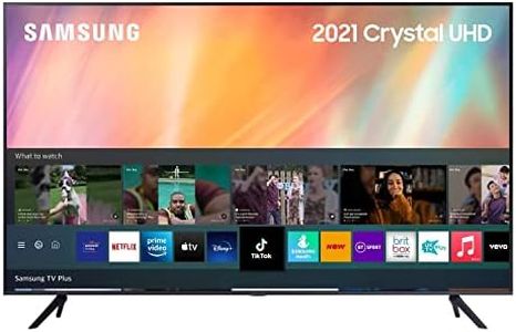 Samsung AU7100 75 Inch Smart TV (2021) – Crystal 4K With HDR10+ Image Quality, Adaptive Sound, Motion Xcelerator Picture, Q-Symphony Audio And Gaming Mode - UE75AU7100KXXU