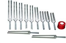 Radical Planetary Astrology Cosmic Solar 11 Healing Tuning Forks with activator and Pouch