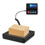 Flexzion USPS Shipping Scale for Package, Heavy-Duty Digital Shipping Postal Scale with Wall-Mounted LCD 110Lbs/50KG Max Capacity - Precision Weighing Box Scale with Tare & Hold Features