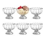 KMwares 6PCs Set 5oz Footed Tulip G