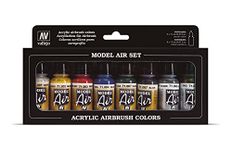 Vallejo Model Air, Basic 8 Colors Set, 17ml
