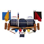 Uber Games 4 player Pro Croquet Set with Nylon Bag