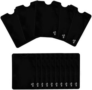10 Piezas RFID de Blocker Bloqueo RFID Tarjeta de Protección, Protectores de Tarjetas de Crédito - Ofrezca Protección Completa para Tarjetas de Crédito, Billetera, Débito, Pasaporte etc.