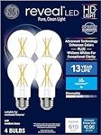 GE Reveal HD+ LED Light Bulbs, 60 W
