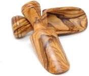 Olive Wood 3.25" Set of 2 Wooden Ba