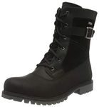 Kamik Women's Snow Mid Calf Boot, Black Blk, 10