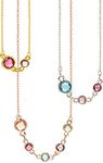 Birthstone Necklace For Women Mom G