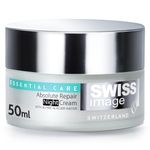 Swiss Image Essential Care Absolute Repair Night Cream 50 ml | Non-Greasy, Nourishing, Softens, Absorbs Quickly | Replenishes Moisture & Essential Nutrients | Normal, Oily, Dry and Combination Skin