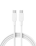 Anker USB C Cable, 310 USB C to USB C Cable (6 ft), (60W/3A) USB C Charger Cable Fast Charge for iPhone 15/15Pro, Max,Samsung Galaxy S23, iPad Pro 2021, iPad Mini 6, iPad Air 4, MacBook Pro 2020