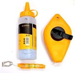 ISC Quality Chalk Line Reel Combo (15 Meter/ 50ft)