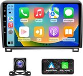 Upgrade 48𝐄𝐐 (4core) 5GWiFi 4G+64G Car Stereo Radio for Toyota Tundra 2007-2013 Toyota Sequoia 2008-2019, Android 13 Car Radio with Wireless Carplay Android Auto, RDS/SWC/GPS/ 1080P Rear Camera