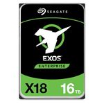 Seagate Exos X18 16TB Enterprise HDD - CMR 3.5 Inch Hyperscale SATA 6Gb/s, 7200 RPM, 512e and 4Kn FastFormat, Low Latency with Enhanced Caching (ST16000NM000J)