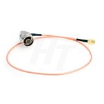 HangTon Teradek Bolt Beam N Male to RP-SMA Plug Panel Antenna Array Cable 45cm