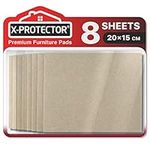 Furniture Pads X-PROTECTOR 8 PCS - 20 x 15 cm 5 mm Thick Furniture Felt Pads Heavy-Duty Floor Protectors. Premium Felt Pads for Furniture Feet - Self-Adhesive Pads Chair Leg Floor Protectors!