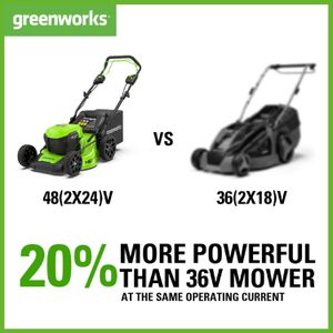 Greenworks 48V Cordless Lawnmower – 36cm Cutting Width