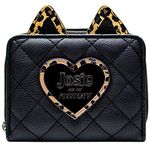 Riverdale Josie and The Pussycats Metal Emblem Purse Clutch Coin Pocket & Card Holder, Black