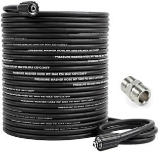 High Pressure Washer Hose 75 FT 3600 PSI - Steel Wire Braided