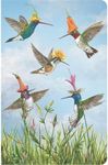 Hester & Cook Vicki Sawyer Lined Hummingbirds Notebook - Decorative Book for Work, Note Taking, Journal for Writing, Gratitude, Memo Pad 6 inches x 9.25 inches 40 pages