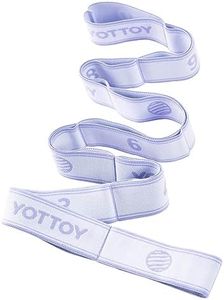 YOTTOY Yoga Bands Resistance Band-10 Loops Elastic Band Ideal for Yoga, Pilates, and Home Workouts-Booty Bands Improve Flexibility,Endurance,Physical Therapy for Women