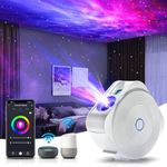 Apex Smart Star Projector Light for Kids Adults Bedroom,Room Decor,Game Room,Party, with Music Sync, 24H Timer, Rototable Nebula Stars, Brightness Adjustable, DIY Modes