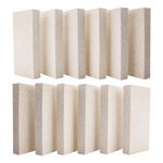 12 Pieces Insulating Fire Brick for Ovens, Kilns, Blacksmith, Fireplaces, Forges 9" x 4.5" x 1.25" 2300F Rated Insulating Fire Bricks