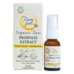 RAW POT - Organic RAW Propolis Spray for Kids 1+ - Alcohol-Free Pure Unpasteurised Natural Bee Propolis Liquid for Sore Throat Relief, Children Immune Support, Immunity Supplement for Kids (20ml)