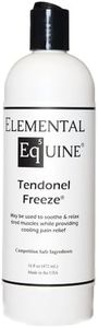 Elemental Equine Tendonel Freeze 16oz Liniment Rub for Horses - Soothe and Relax Tired Muscles While Providing Cooling Relief and Reduced Stiffness