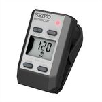 Seiko DM51SE Clip-on Digital Metronome with Clock Function- Silver